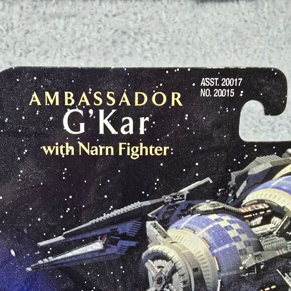 Vtg WB Toy Babylon 5 Ambassador G'Kar Action Figure 1997 Narn Fighter Warner Bro - Picture 6 of 11